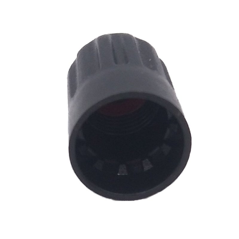 JESBEN Black TPMS Tire Valve Stem Long Caps Long Plastic Cap with Rubber Seal for TR20008 10 Qty - Image 3